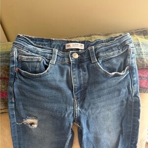 Zara Kids Blue Distressed Jeans